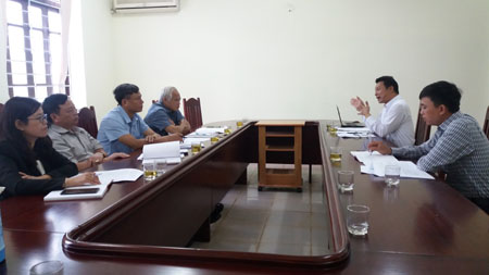 Đoàn công tác Viện Khoa học xã hội vùng Tây Nguyên làm việc với Sở Khoa học và công nghệ tỉnh Đắk Nông